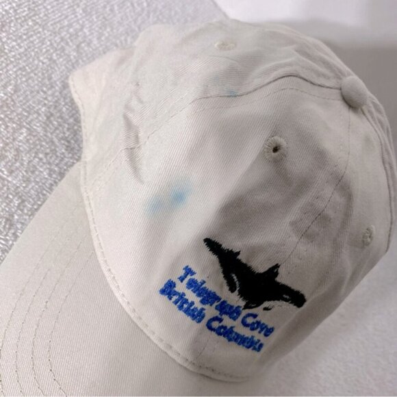 5/$25 Telegraph Cove British Columbia Beige Embroidered Adjustable Fit Ball Cap - Picture 5 of 14
